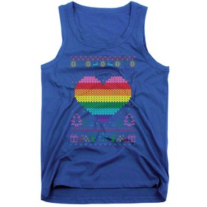 Lgbt Ugly Christmas Sweater Christmas Gift Tank Top