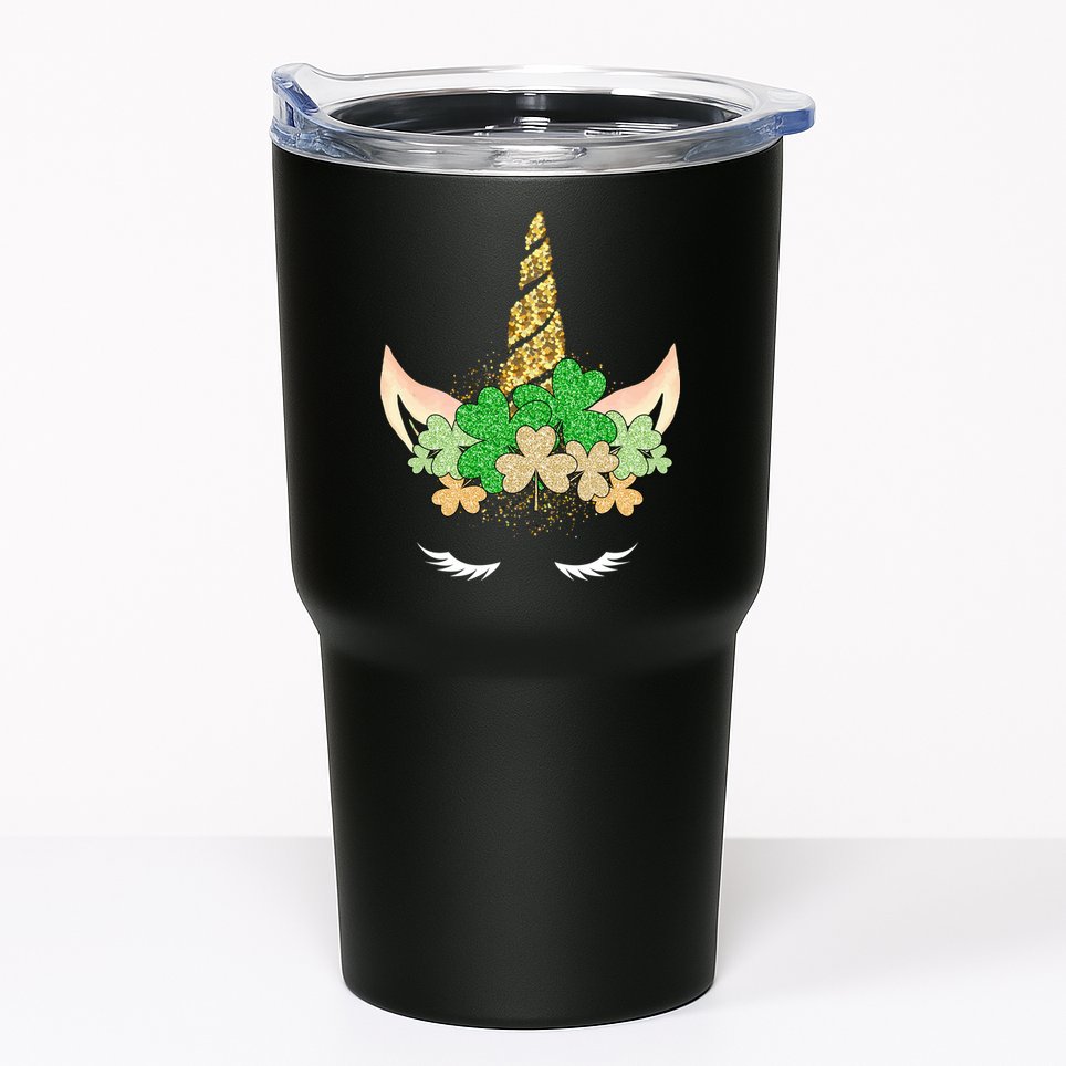 Lucky Unicorn Cute St Patrick's Day Tumbler