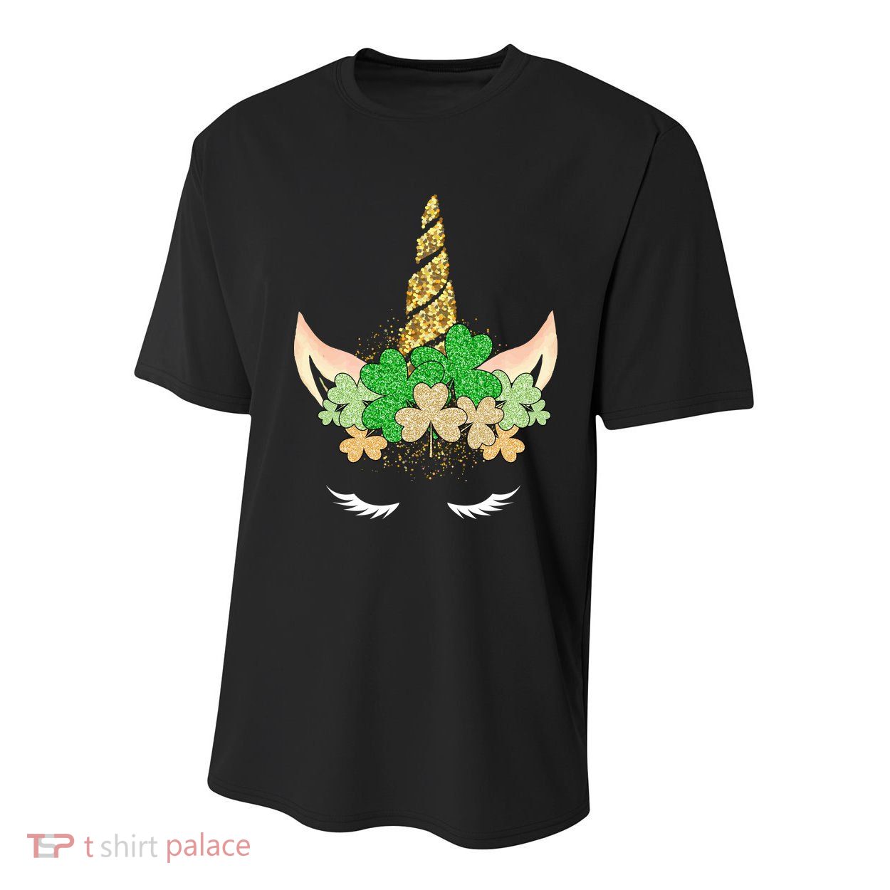 Lucky Unicorn Cute St Patrick's Day Youth Performance Sprint T-Shirt