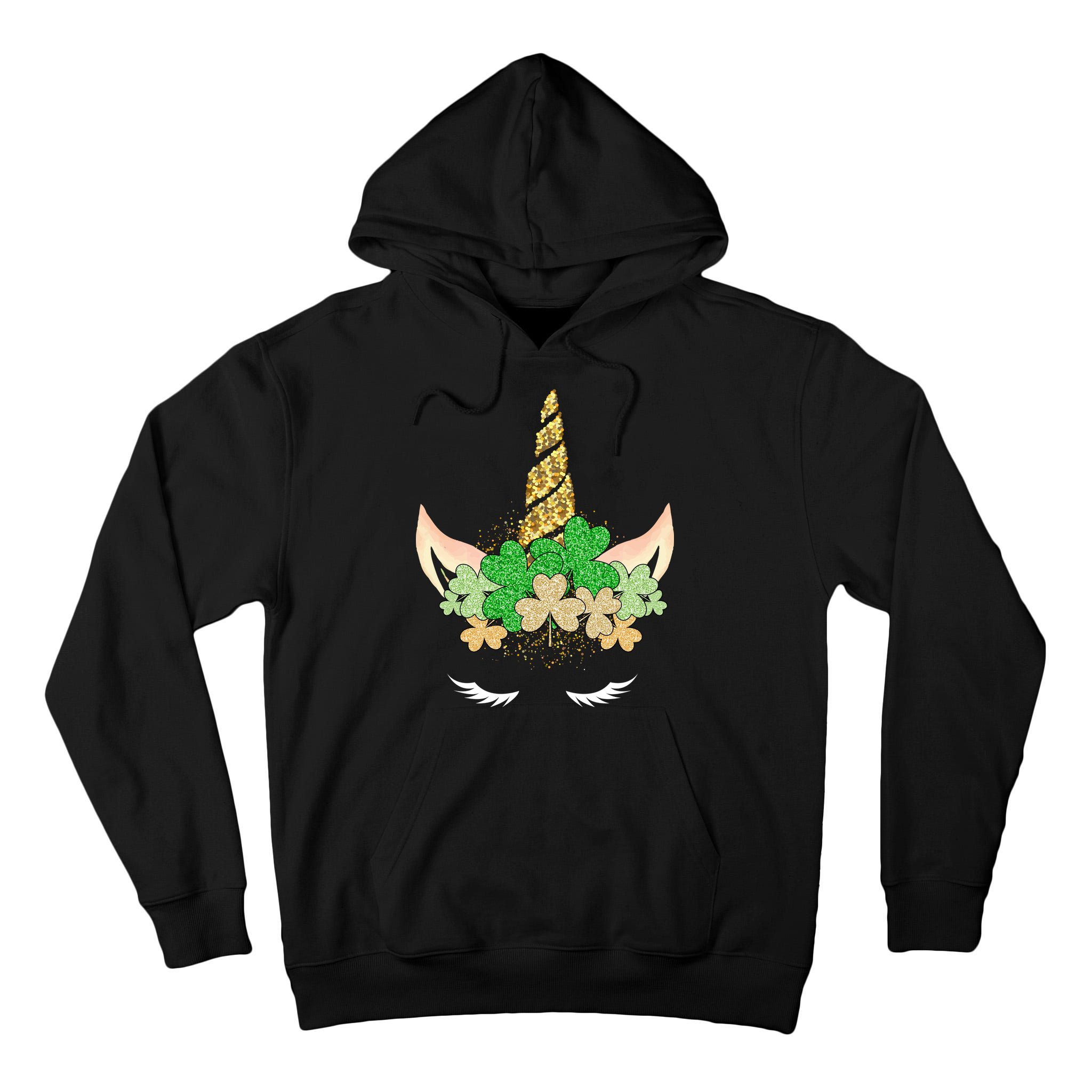 Lucky Unicorn Cute St Patrick's Day Tall Hoodie