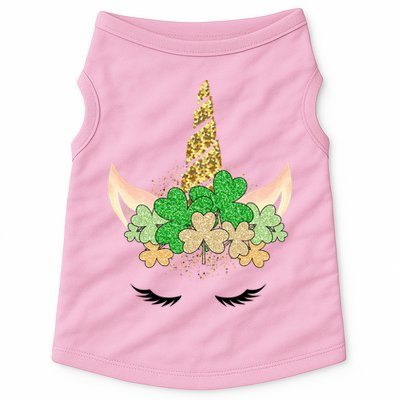 Lucky Unicorn Cute St Patrick's Day Doggie Tank