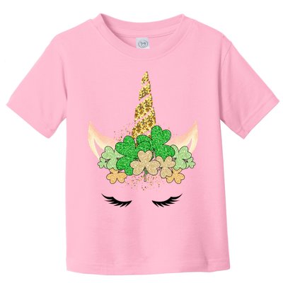 Lucky Unicorn Cute St Patrick's Day Toddler T-Shirt