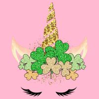 Lucky Unicorn Cute St Patrick's Day Toddler T-Shirt