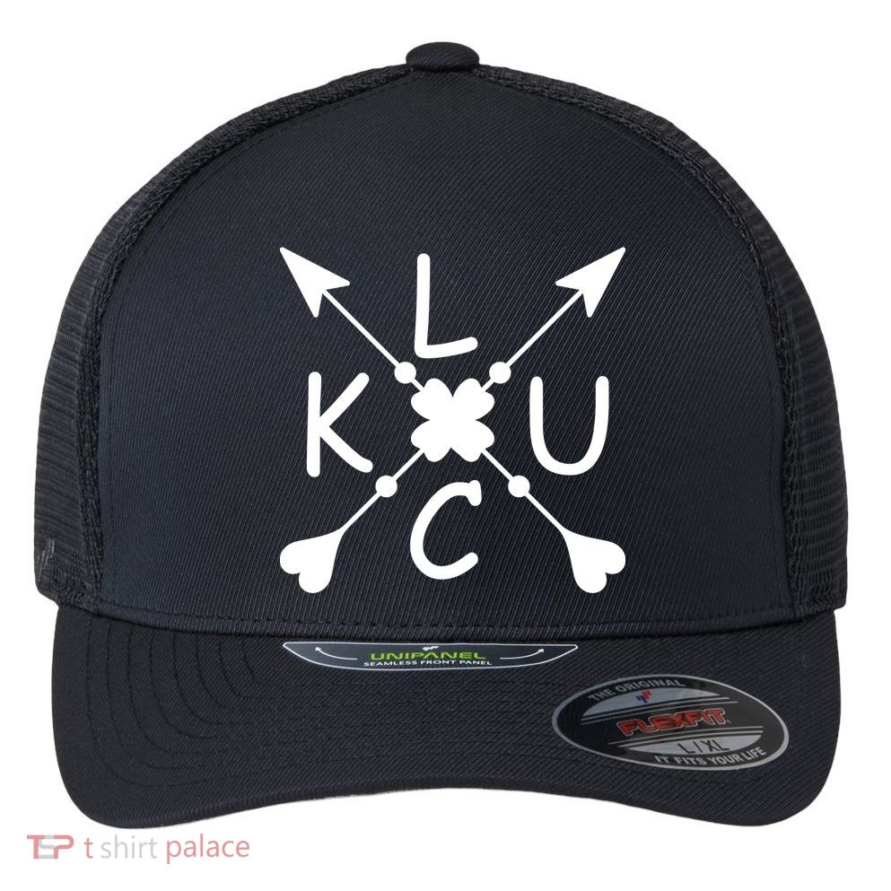 Luck Cross Arrows St Patrick's Day Flexfit Unipanel Trucker Cap
