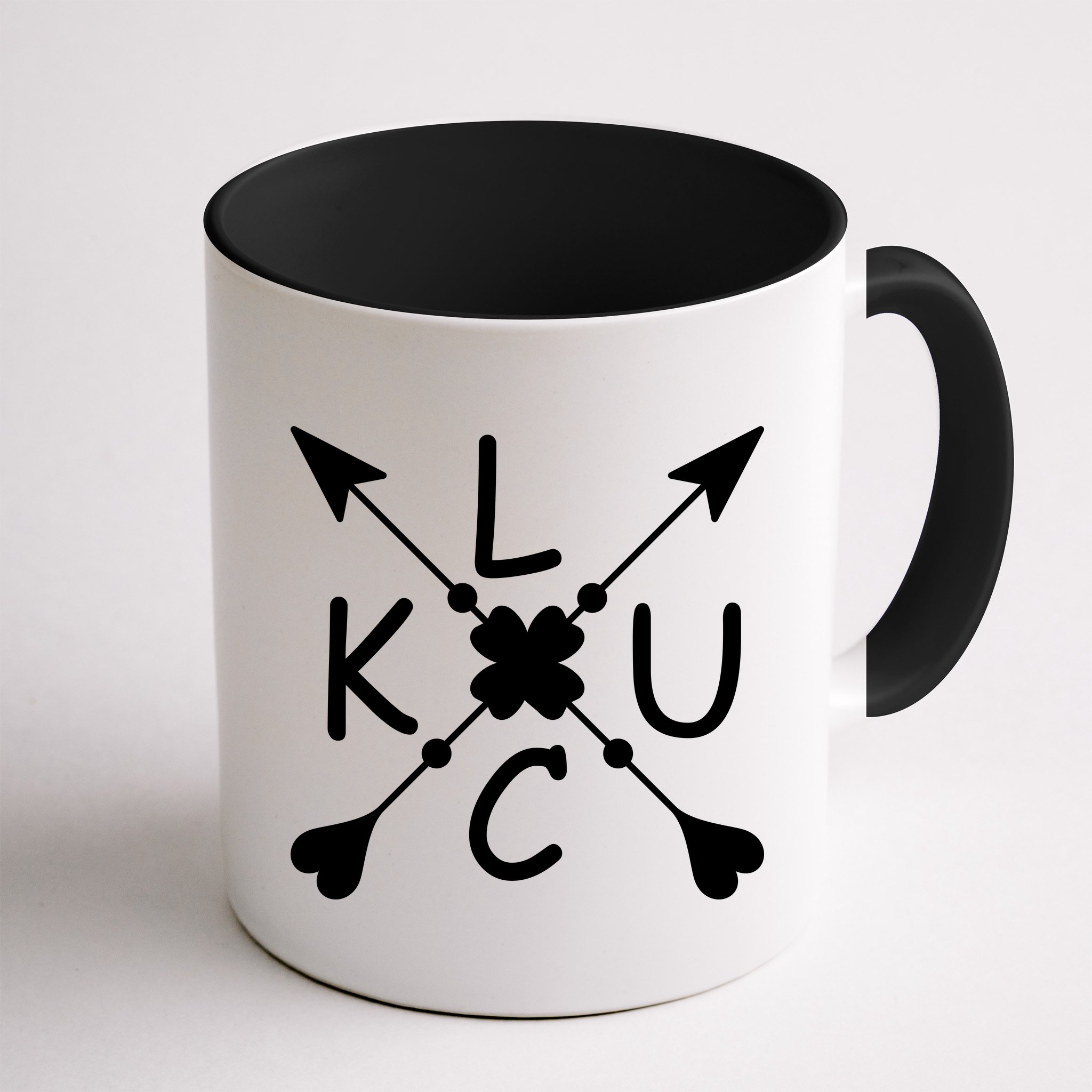 Luck Cross Arrows St Patrick's Day Mug