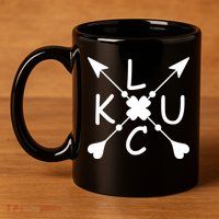 Luck Cross Arrows St Patrick's Day 11oz C Handle Ceramic Mug