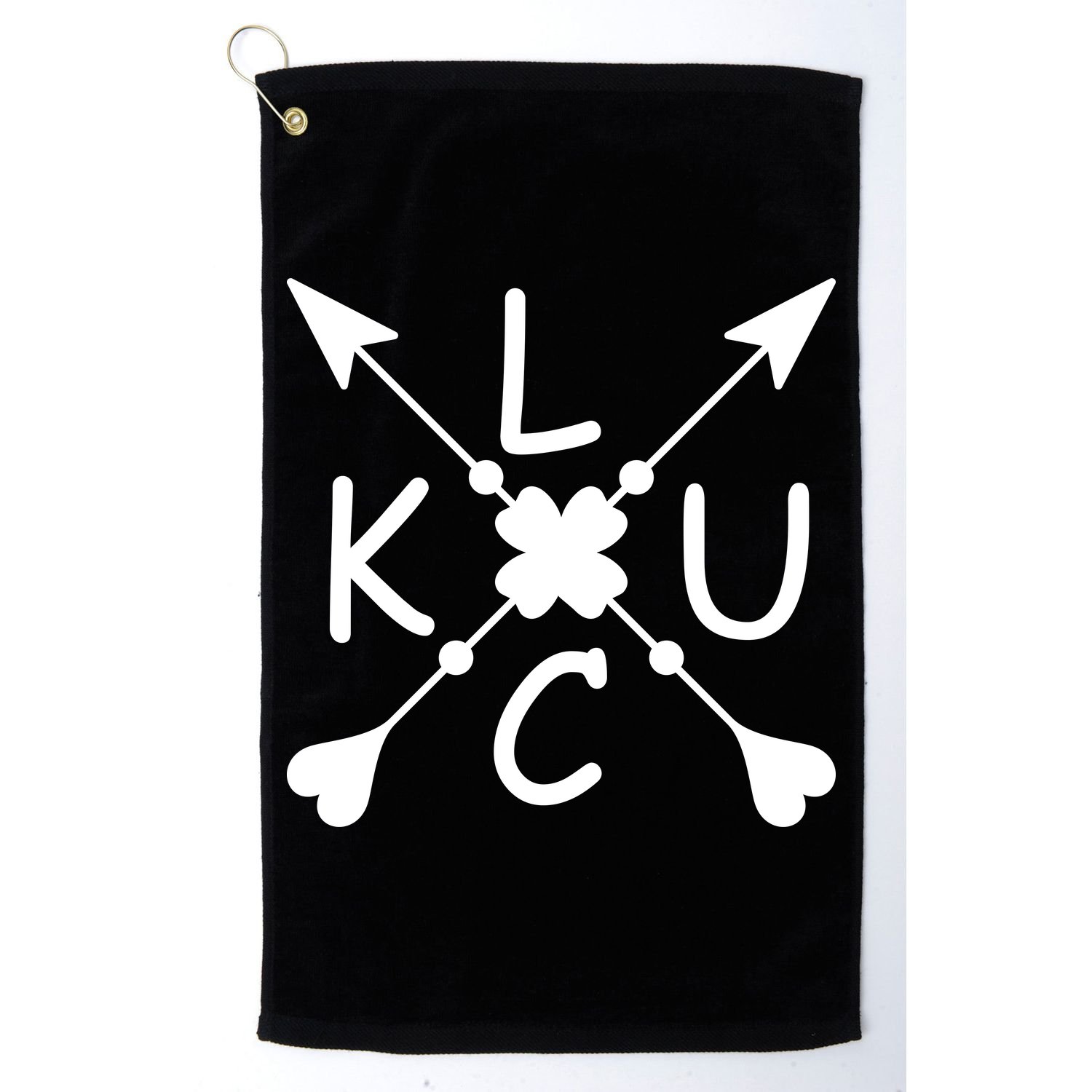 Luck Cross Arrows St Patrick's Day Golf Towel