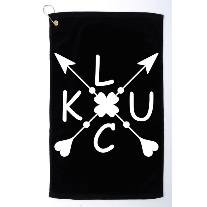 Luck Cross Arrows St Patrick's Day Golf Towel