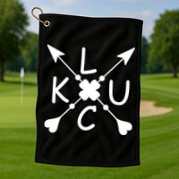 Luck Cross Arrows St Patrick's Day Golf Towel