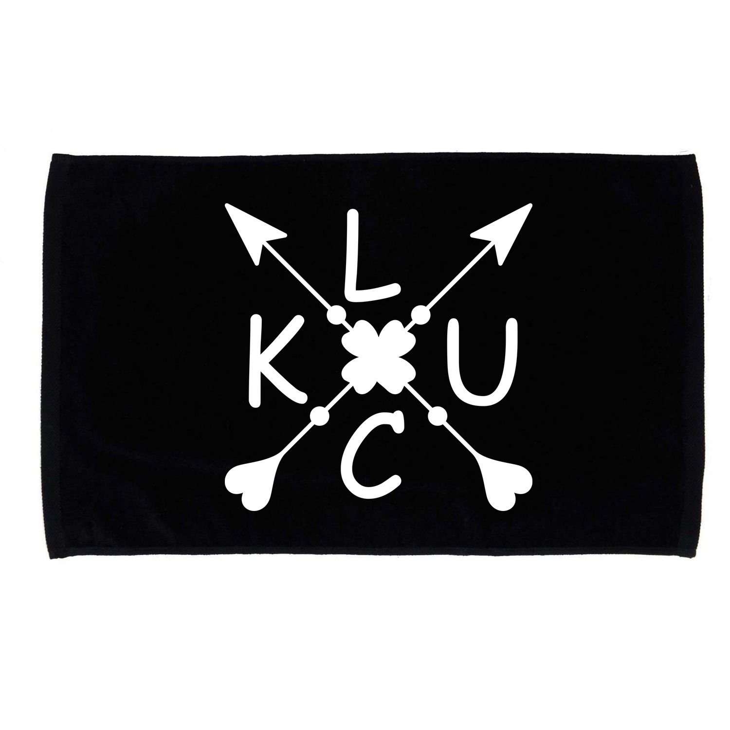 Luck Cross Arrows St Patrick's Day Microfiber Hand Towel