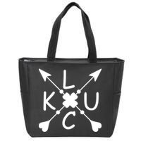 Luck Cross Arrows St Patrick's Day Zip Tote Bag