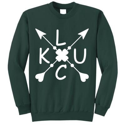 Luck Cross Arrows St Patrick's Day Sweatshirt