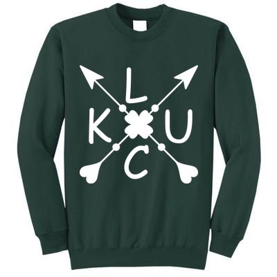 Luck Cross Arrows St Patrick's Day Tall Sweatshirt