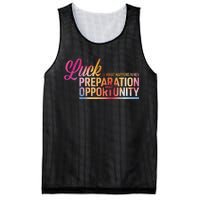 Luck Definition Preparation Meets Opportunity Mesh Reversible Basketball Jersey Tank