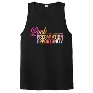 Luck Definition Preparation Meets Opportunity PosiCharge Competitor Tank