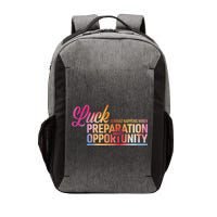 Luck Definition Preparation Meets Opportunity Vector Backpack