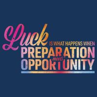 Luck Definition Preparation Meets Opportunity Infant Baby Jersey Bodysuit