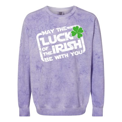 Luck Of The Irish Funny St. Patrick's Day Colorblast Crewneck Sweatshirt