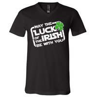 Luck Of The Irish Funny St. Patrick's Day V-Neck T-Shirt