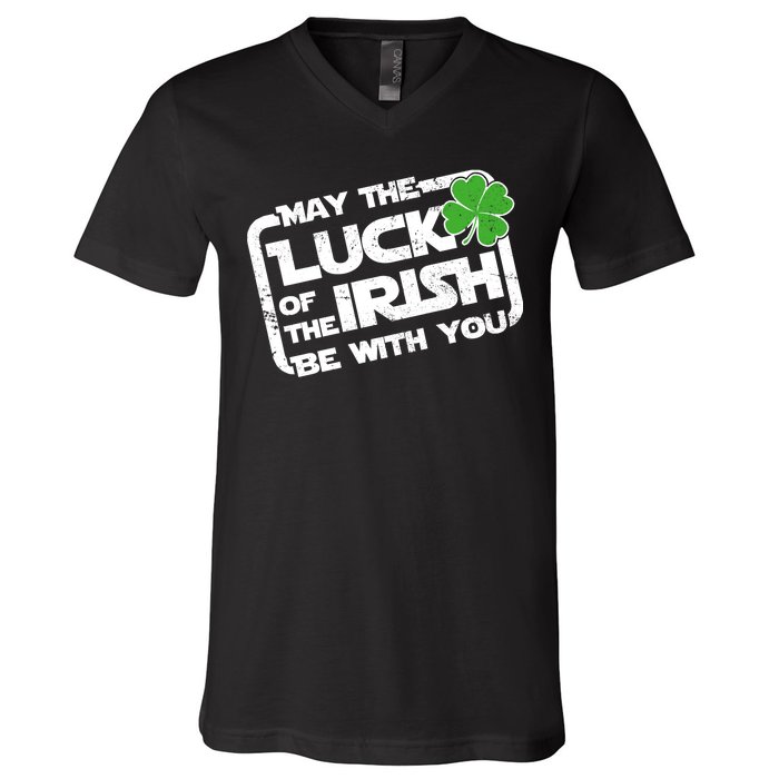 Luck Of The Irish Funny St. Patrick's Day V-Neck T-Shirt