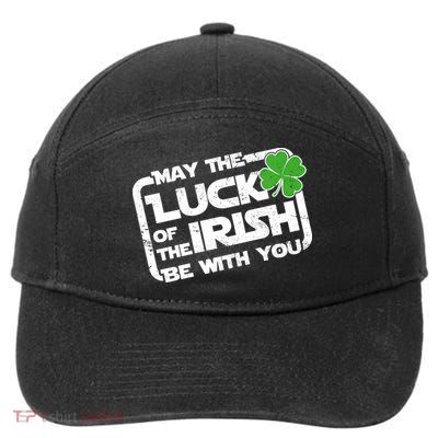 Luck Of The Irish Funny St. Patrick's Day 7-Panel Snapback Hat