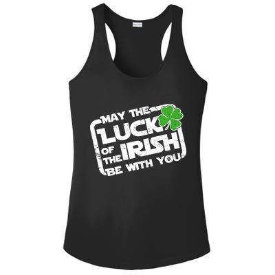 Luck Of The Irish Funny St. Patrick's Day Ladies PosiCharge Competitor Racerback Tank