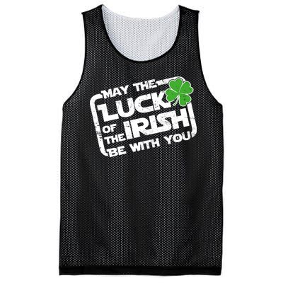 Luck Of The Irish Funny St. Patrick's Day Mesh Reversible Basketball Jersey Tank