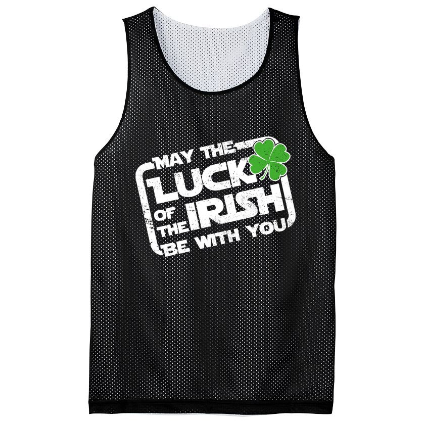 Luck Of The Irish Funny St. Patrick's Day Mesh Reversible Basketball Jersey Tank