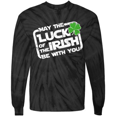 Luck Of The Irish Funny St. Patrick's Day Tie-Dye Long Sleeve Shirt