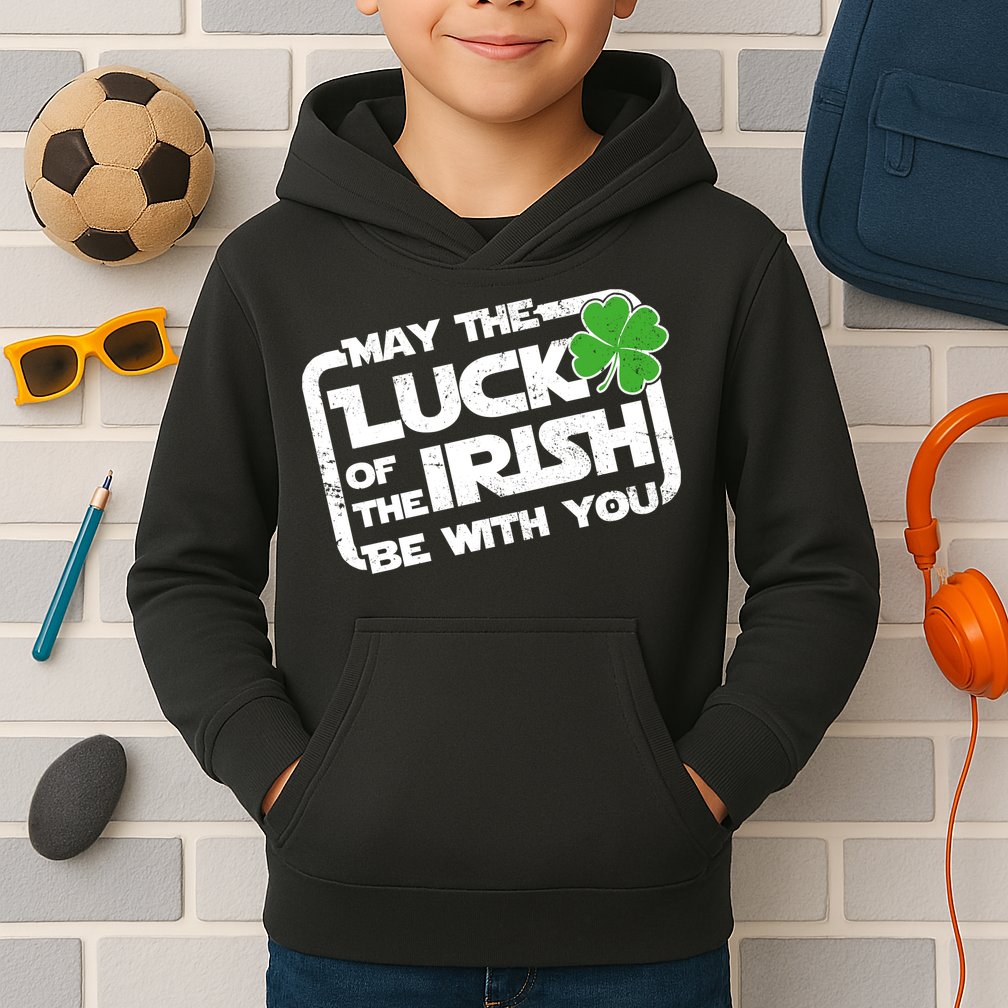 Luck Of The Irish Funny St. Patrick's Day Kids Hoodie