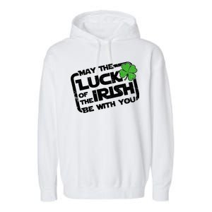 Luck Of The Irish Funny St. Patrick's Day Garment-Dyed Fleece Hoodie