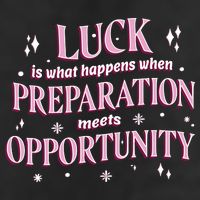 Luck Preparation Opportunity Cool Comfort Performance Bucket Hat
