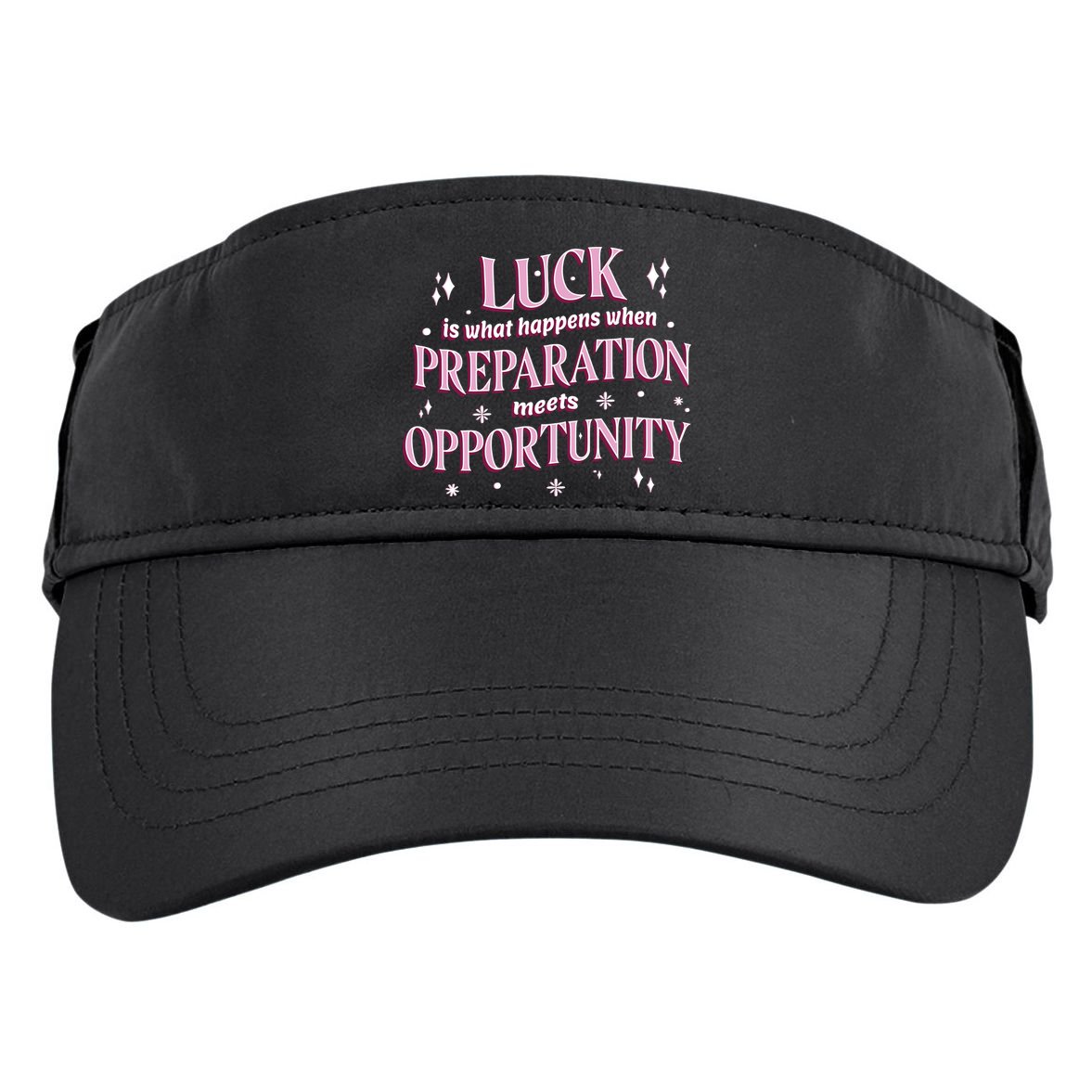 Luck Preparation Opportunity Adult Drive Performance Visor