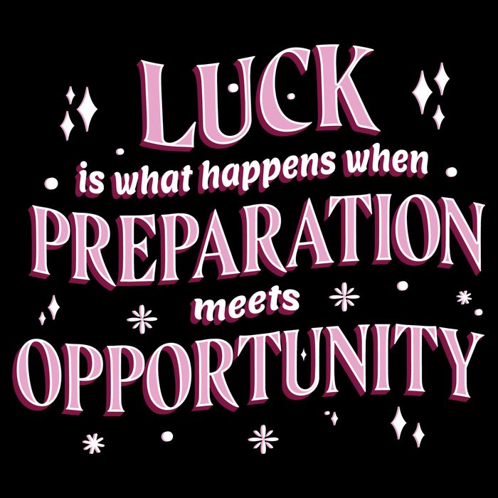 Luck Preparation Opportunity Premium T-Shirt