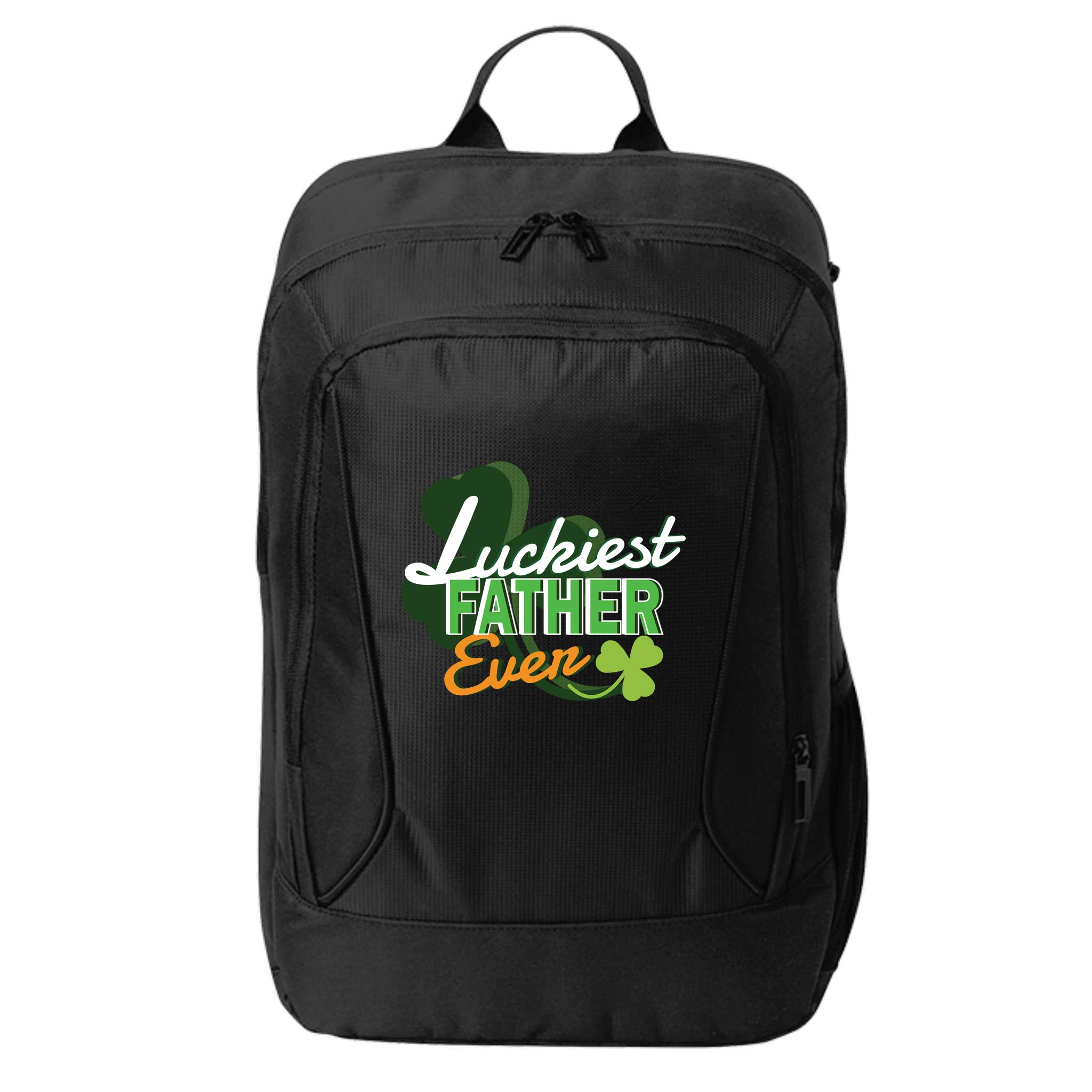 Luckiest Father Ever City Backpack