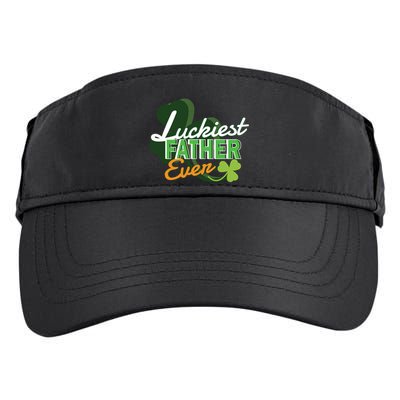 Luckiest Father Ever Adult Drive Performance Visor