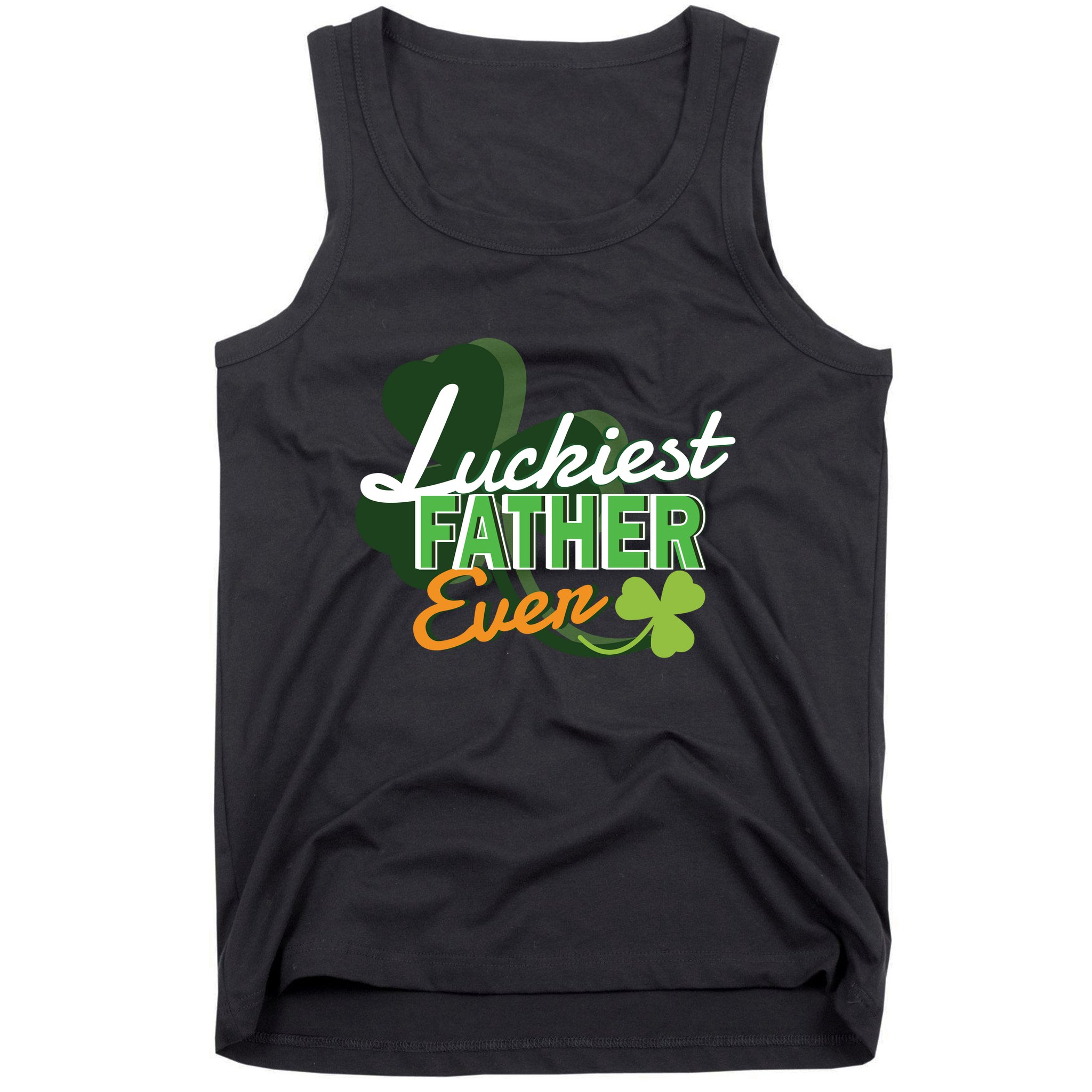Luckiest Father Ever Tank Top