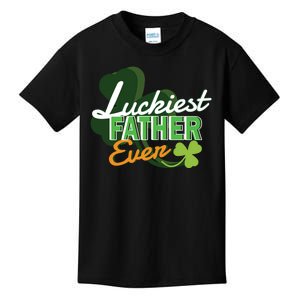 Luckiest Father Ever Kids T-Shirt