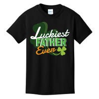 Luckiest Father Ever Kids T-Shirt