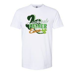 Luckiest Father Ever Softstyle CVC T-Shirt