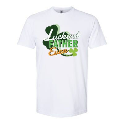 Luckiest Father Ever Softstyle® CVC T-Shirt