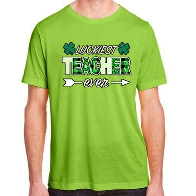 Luckiest Teacher Ever Adult ChromaSoft Performance T-Shirt