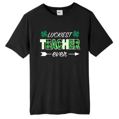 Luckiest Teacher Ever Tall Fusion ChromaSoft Performance T-Shirt