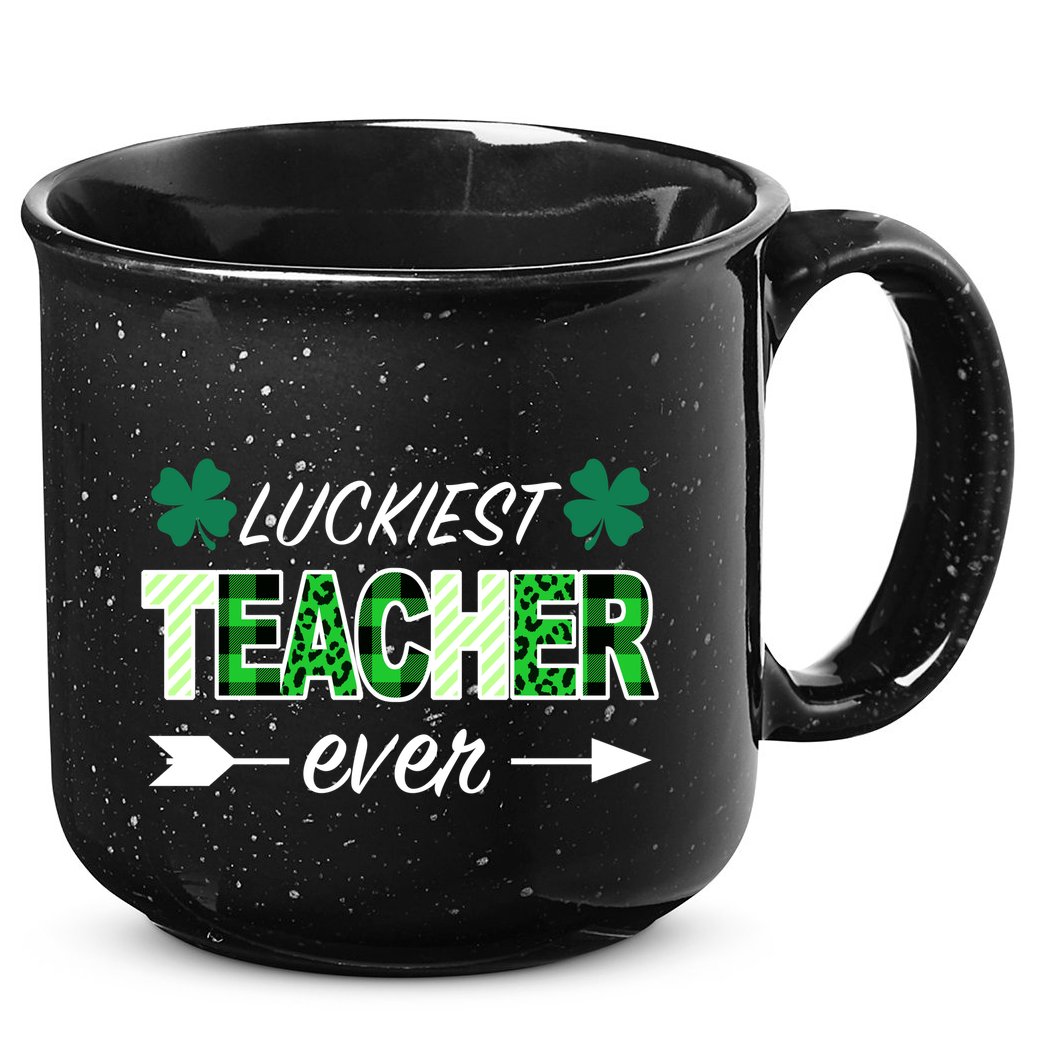 Luckiest Teacher Ever 15oz Campfire Ceramic Mug
