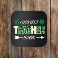 Luckiest Teacher Ever Coaster