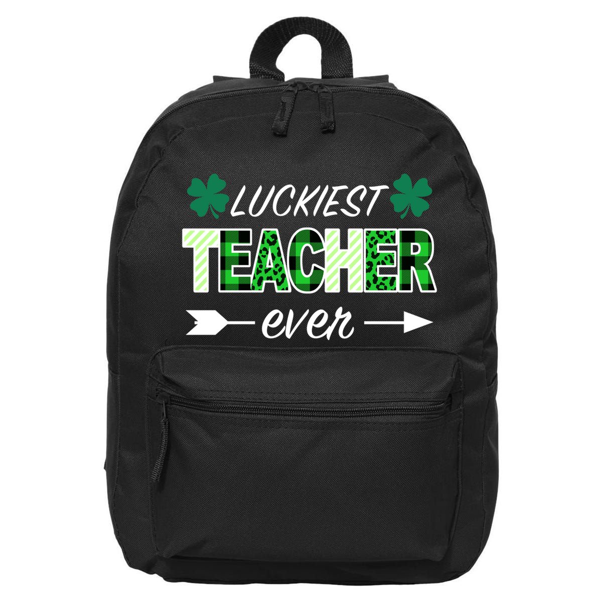 Luckiest Teacher Ever 16 in Basic Backpack