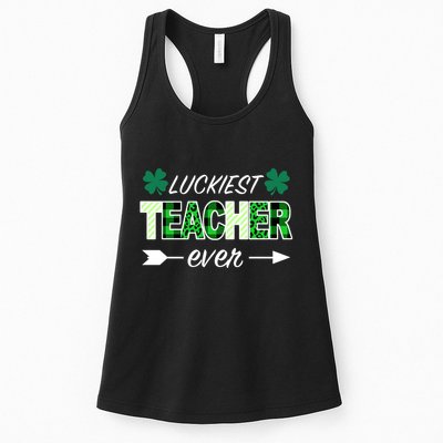 Luckiest Teacher Ever Womens Tank Top