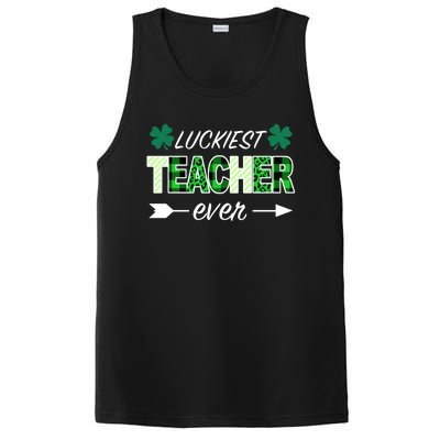 Luckiest Teacher Ever PosiCharge Competitor Tank