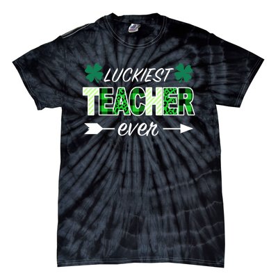 Luckiest Teacher Ever Tie-Dye T-Shirt