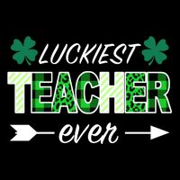 Luckiest Teacher Ever Tall Hoodie